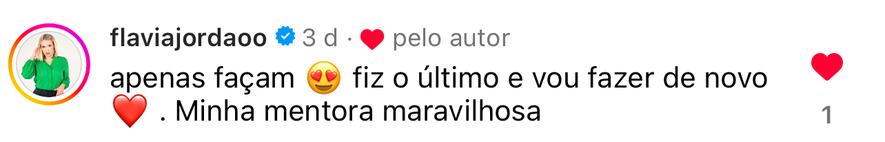 Depoimento de aluna 8