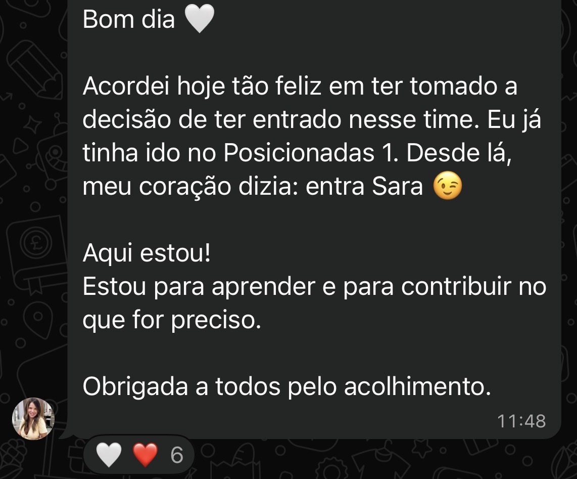 Depoimento de aluna 15