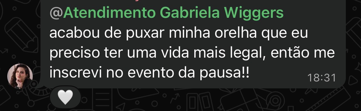 Depoimento de aluna 2