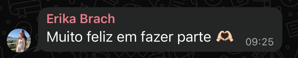 Depoimento de aluna 17